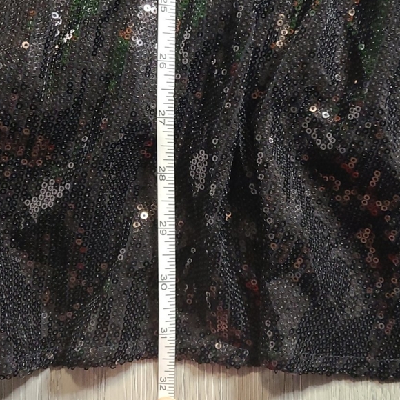 Free People Film Noir Sequined Halter Mini Dress 8 - Picture 8 of 8